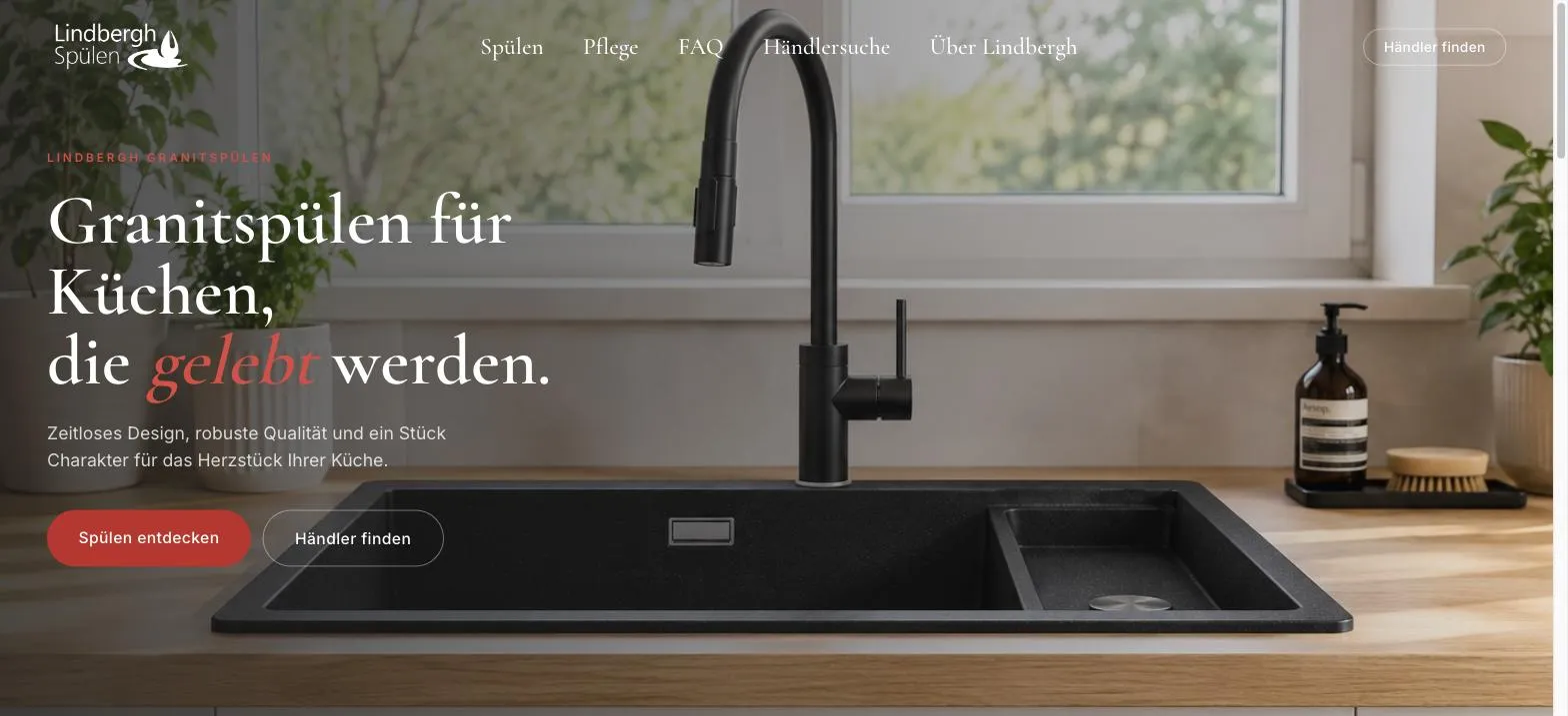 Startseite von Lindbergh Granitspülen